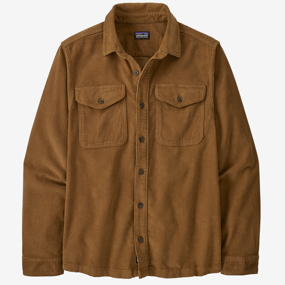 Chemise en velours côtelé Coriander Brown