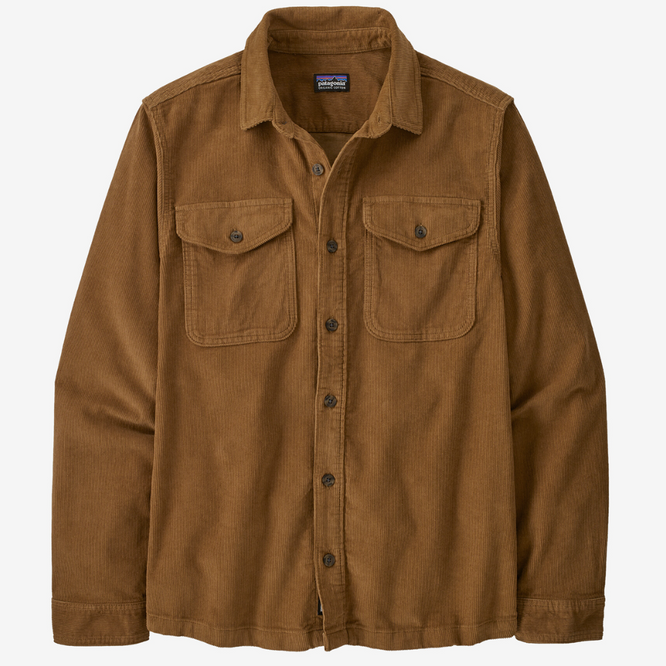 Chemise en velours côtelé Coriander Brown