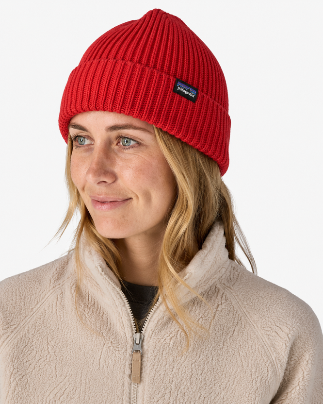 Bonnet roulé Fishermans Rouge garance