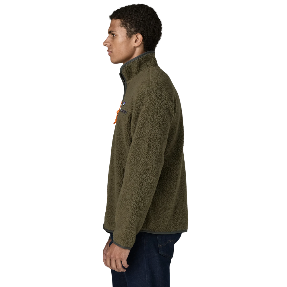 Retro Pile Fleece Jacket Basin Green