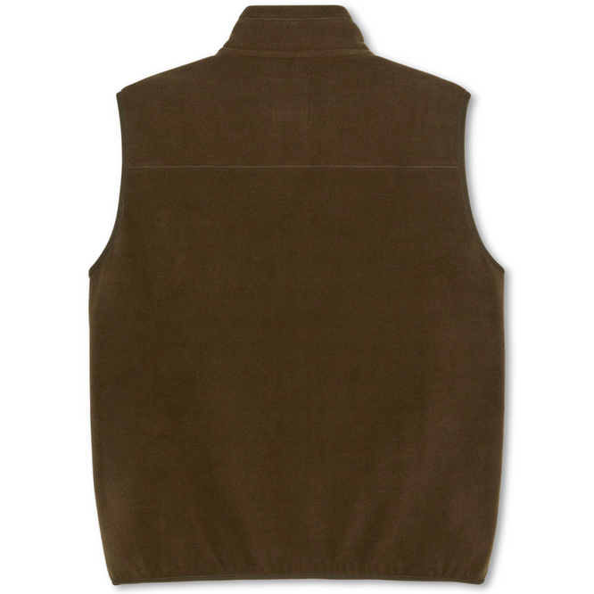 Gilet polaire de base marron