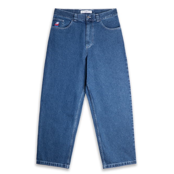 Big Boy Pants OG Logo Blue Wash