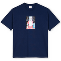 T-shirt de lapin bleu foncé