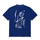 Contrast Doodle T-Shirt Ultramarine/White