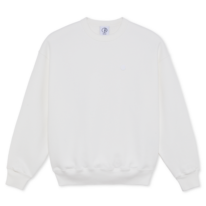 Ed Crewneck Patch Cloud White