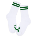 Happy Sad Rib Socks White/Blue