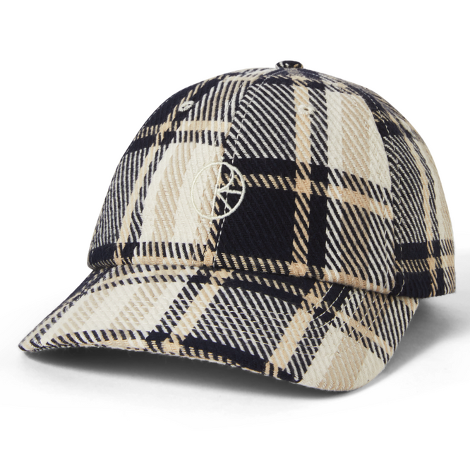 Stroke Logo Flannel Cap Navy