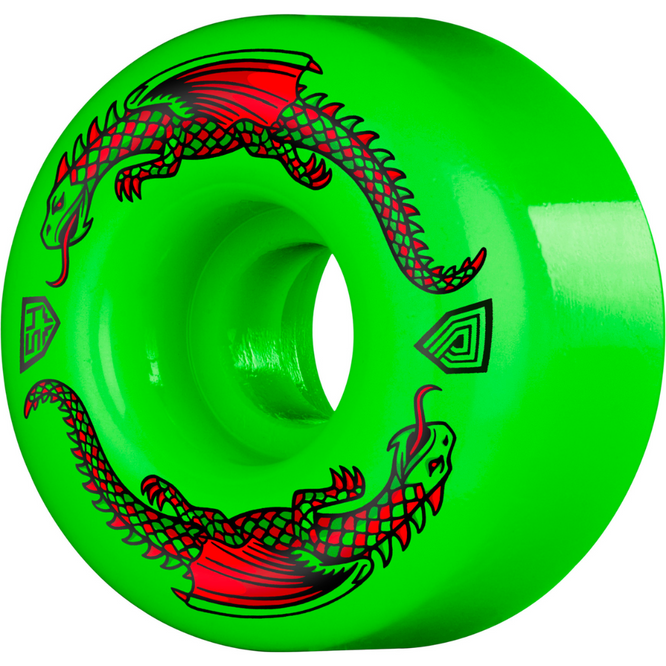 Dragon Roues de skateboard Formula Green 54mm 93a
