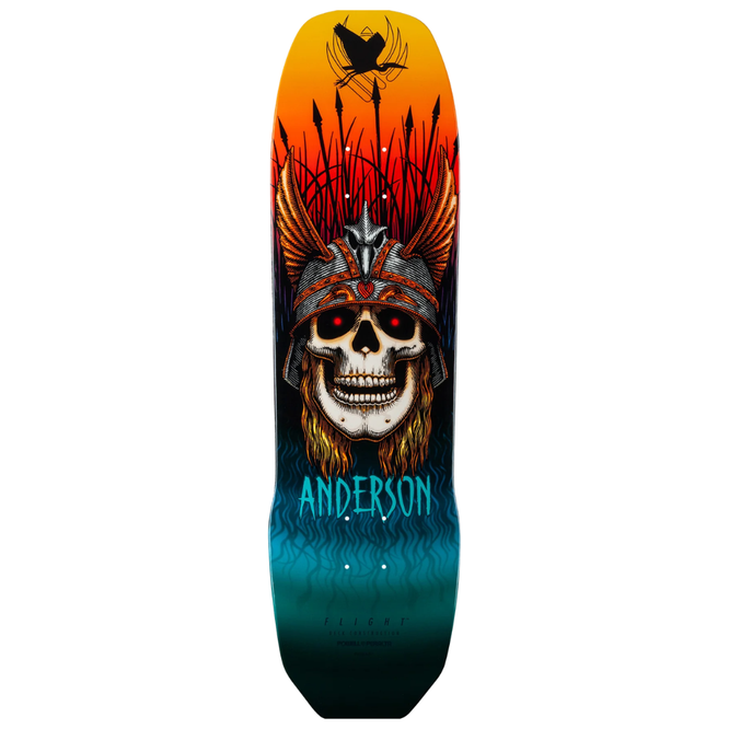 Powell Peralta Flight Pro Shape 290 Andy Anderson Heron 9.0" Skateboard Deck