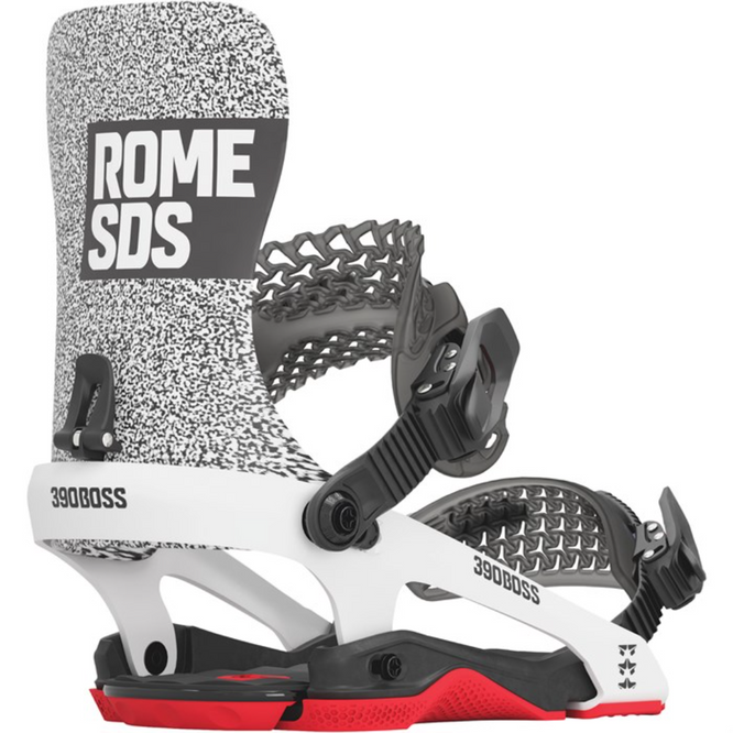 390 Boss Static White 2024 Fixations de snowboard