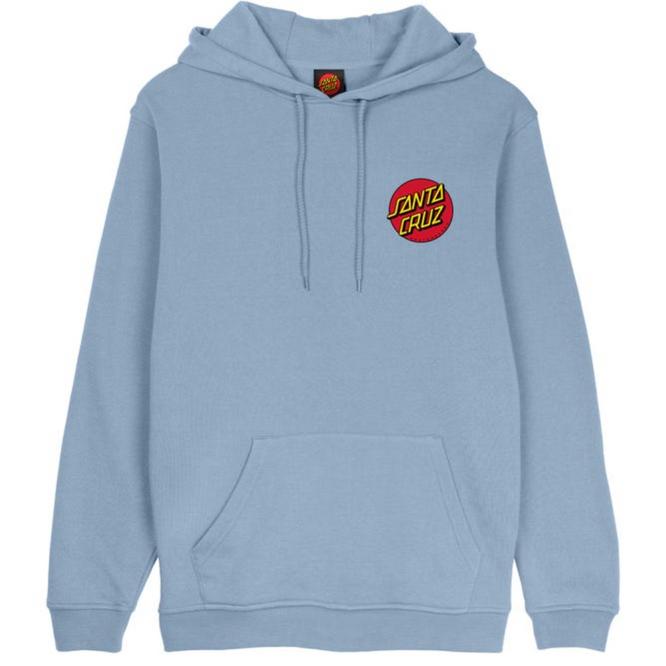 Classic Dot Chest Hoodie Fresh Blue