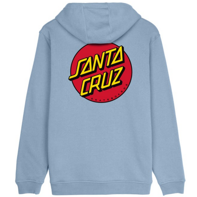Classic Dot Chest Hoodie Fresh Blue