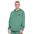Sweat à capuche Classic Label Turquoise