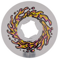Roues de Skateboard Mirror Vomits Clear Orange 99a 54mm Slime Balls