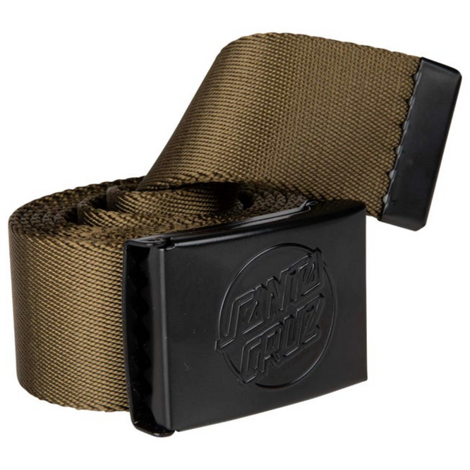 Opus Dot Emboss Belt Uniform Green