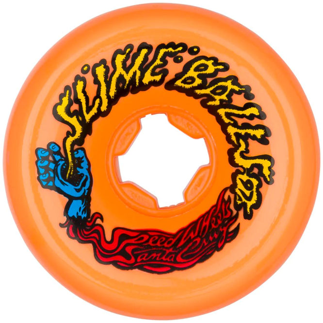 Roues de skateboard Slime Ball Vomits Orange 97a 60mm
