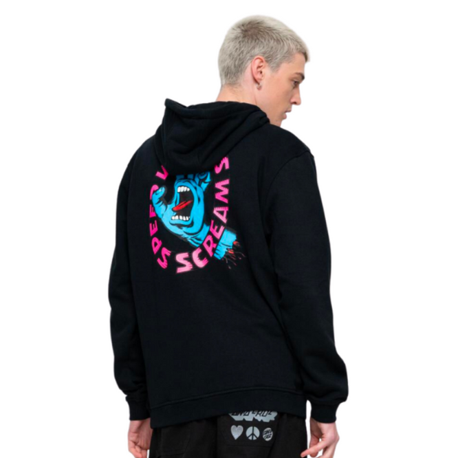 Speed Wheels Scream Zip Hoodie Noir