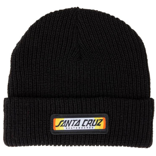 Sundown Ray Strip Beanie Noir