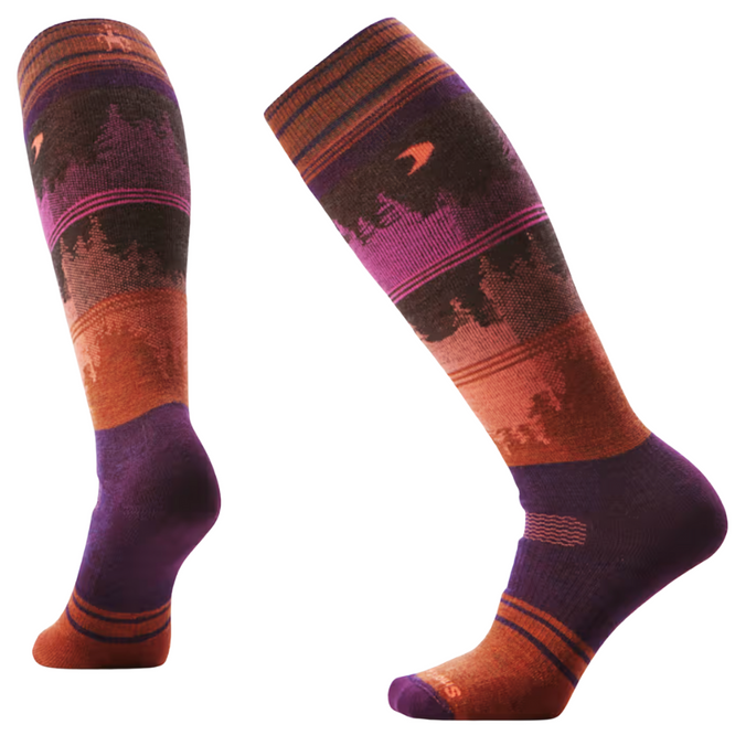 Chaussettes de snowboard Twilight Vista OTC pour femmes Purple Iris