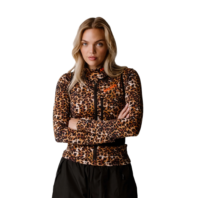 Womens The Leopard Back Protector Leopard