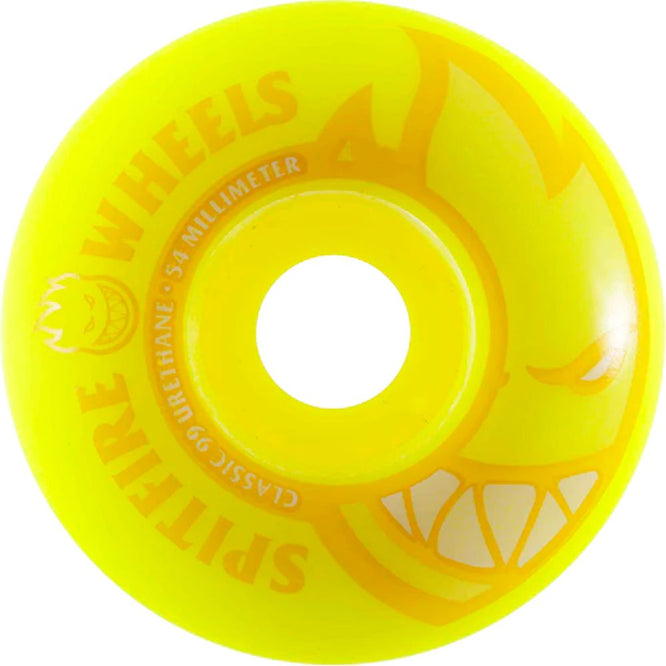 Roues de skateboard Classic Bigheads Neon Yellow 54mm 99a