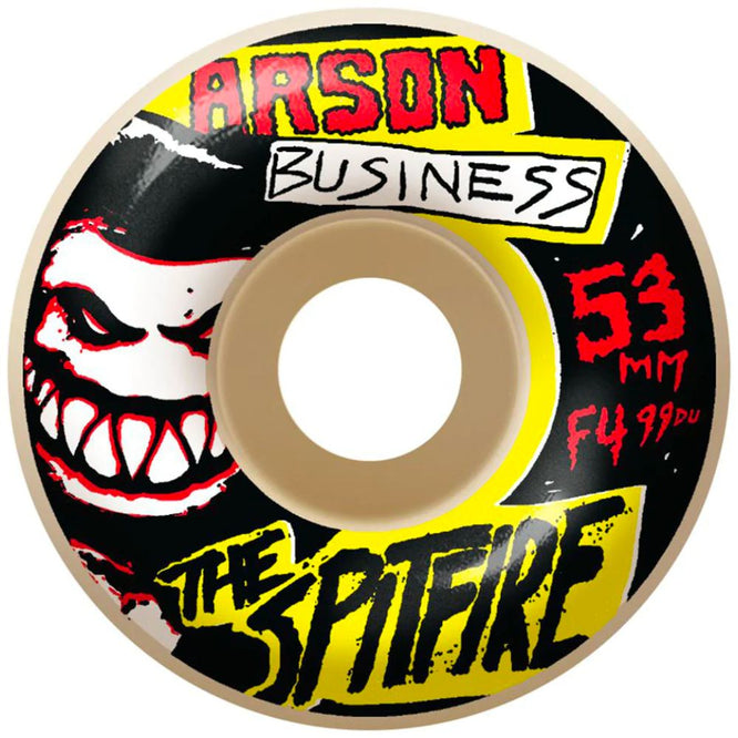 Spitfire Roues de skateboard F4 Arson Business 53mm 99a