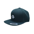 Classic Shield Snapback Cap Black