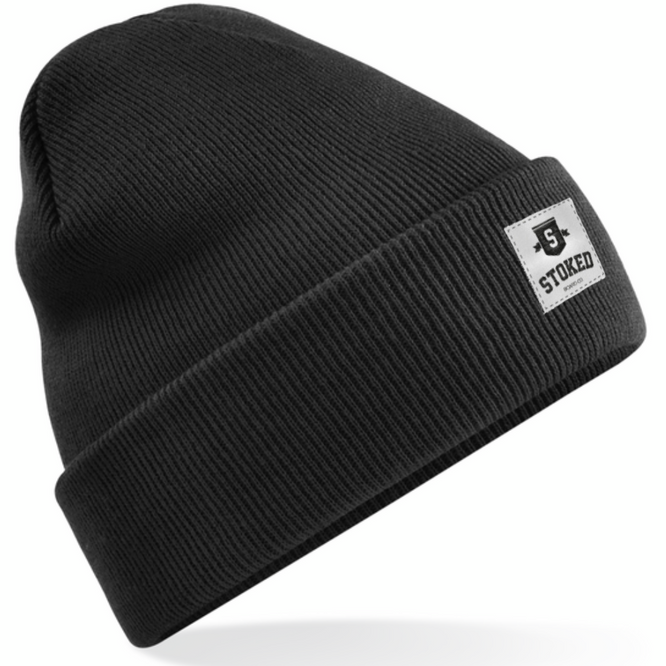 Kids Original Cuffed Shield Beanie Noir