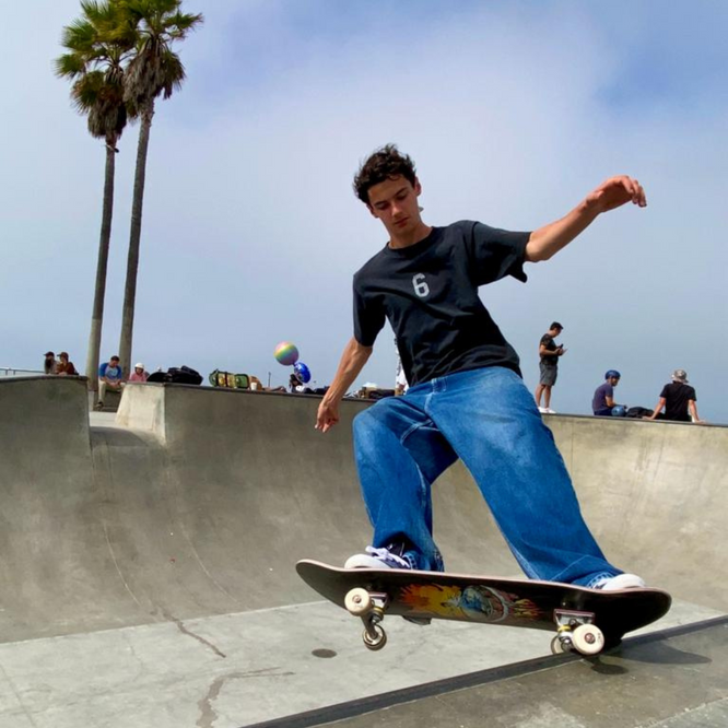 Bol à feu Niels Bleu Skateboard Deck