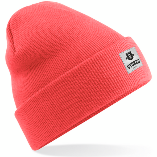 Bonnet bouclier à manchettes Original Coral