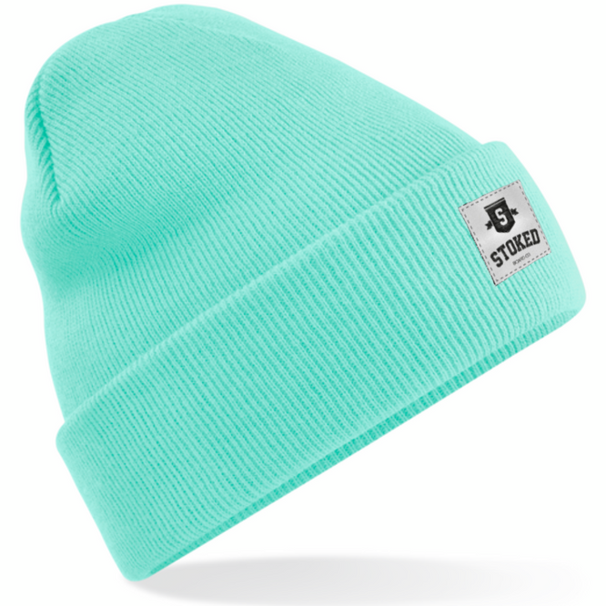 Original Cuffed Shield Beanie Mint Green (Bonnet bouclier à manchettes)