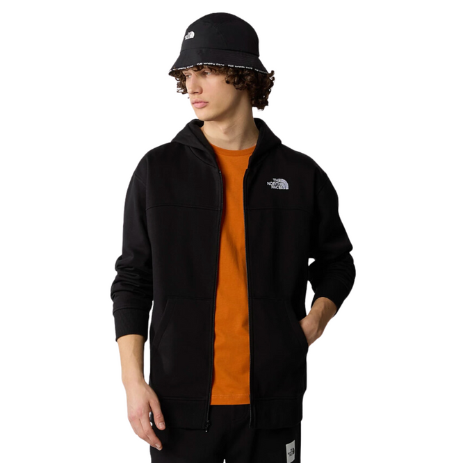 Essential Full Zip Hoodie TNF Black