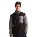 Yumiori 1/4 Zip Fleece Jacket Asphalt Grey/Burnt Umber
