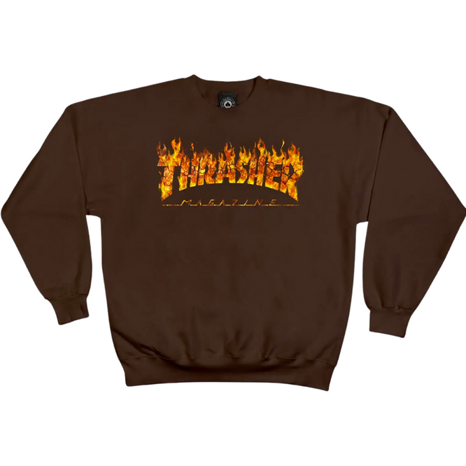 Inferno Crewneck Foncé Chocolate