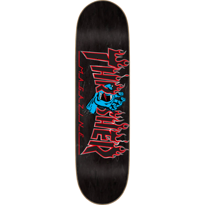 Thrasher Flamme hurlante Noir 8.5" Skateboard Deck