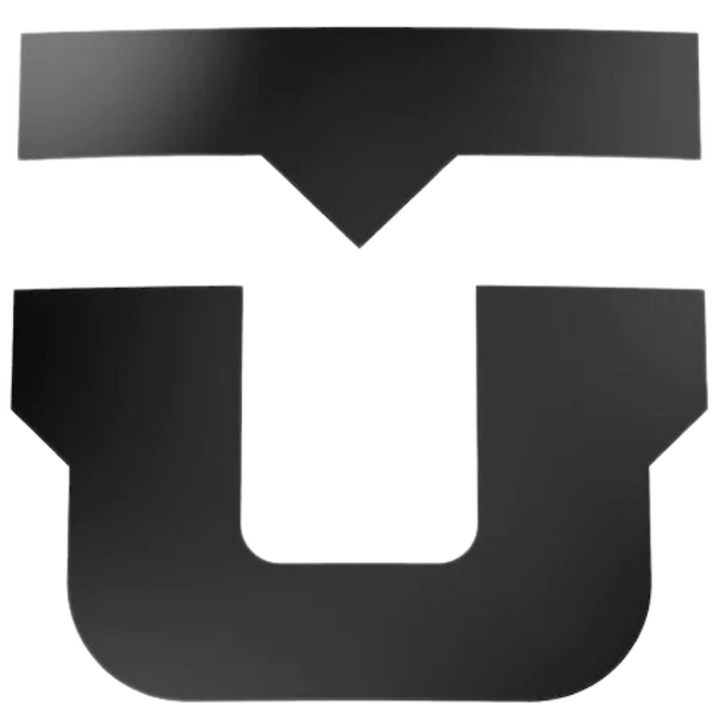 Autocollant découpé du logo U Noir