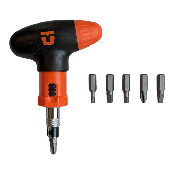 Outil multifonctionnel de reliure Noir/Orange