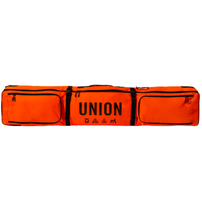 Sac à roulettes pour snowboard Orange