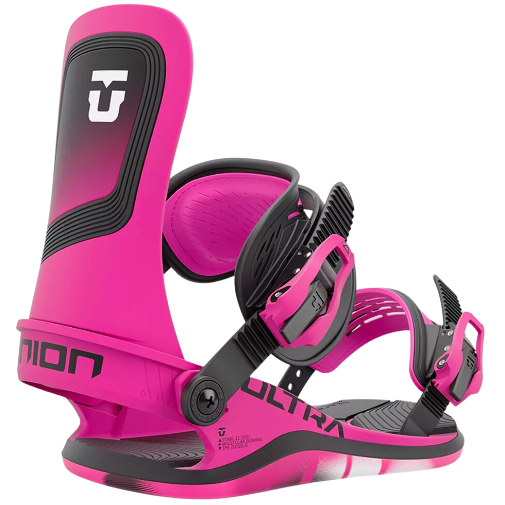 Fixations Snowboard Femme Union ROSA – Jaune – Taille Standard – Année 2024