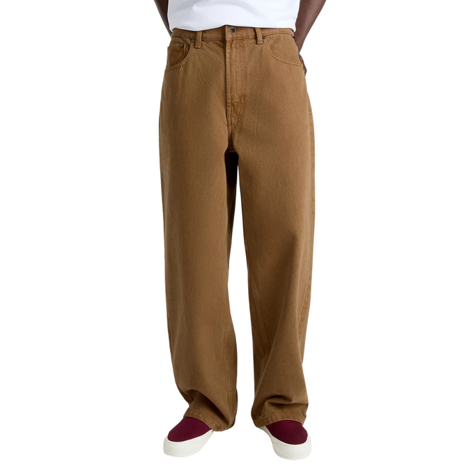 Check-5 Pantalon de denim ample Sepia