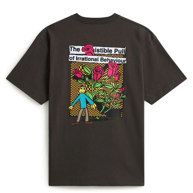 Checkboard Behaviour T-Shirt Faded Black