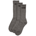 Chaussettes Crew Kids Classic 3 Pack Noir/ Gris/ Blanc