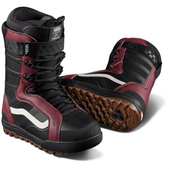 Bottes de snowboard Hi Standard Pro Jill Black/Burgundy 2024 pour femmes