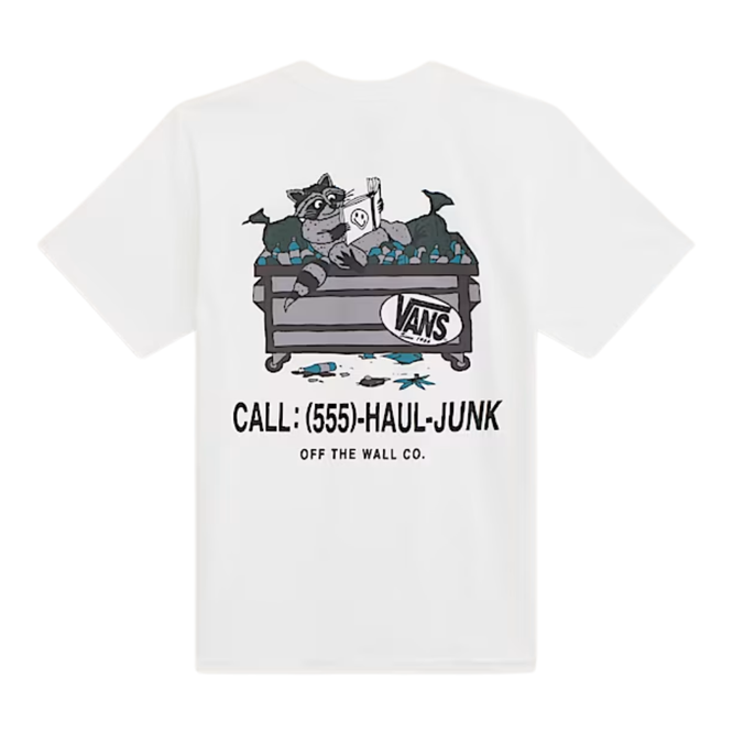 Kids Dumpster Raccoon T-Shirt White
