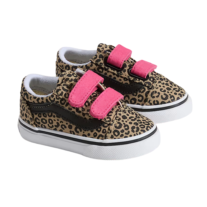 Kids Old Skool V Leopard Pop Incense/ Pink Velve