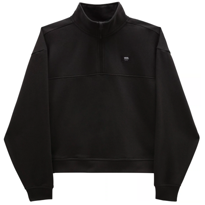 Leighton Mock Neck Sweatshirt Black