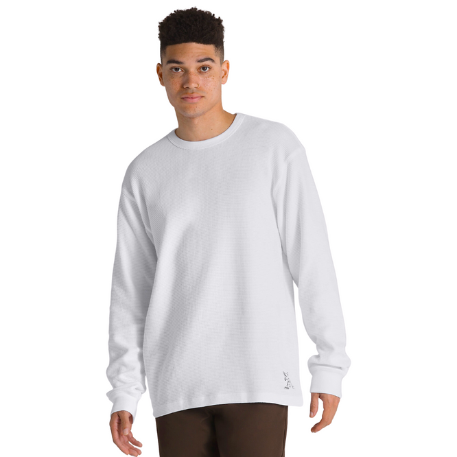 Nick Michel Thermal Longsleeve White