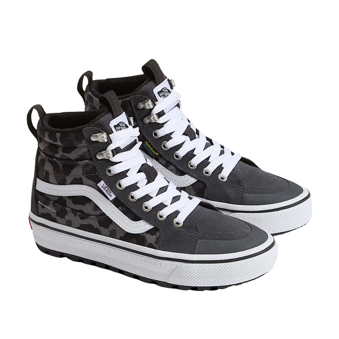 Sk8-Hi Waterproof Insulated Leopard/Charcoal Grey
