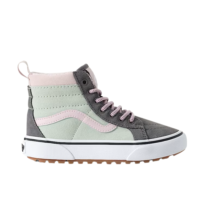 Kids Sk8-Hi Insulated Pewter/Dusty Mint