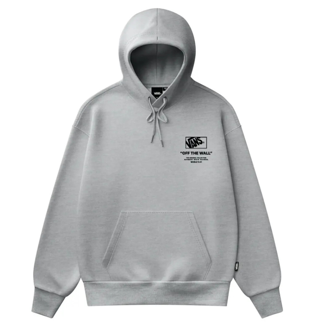 Stacked Hi Hoodie Cement Heather